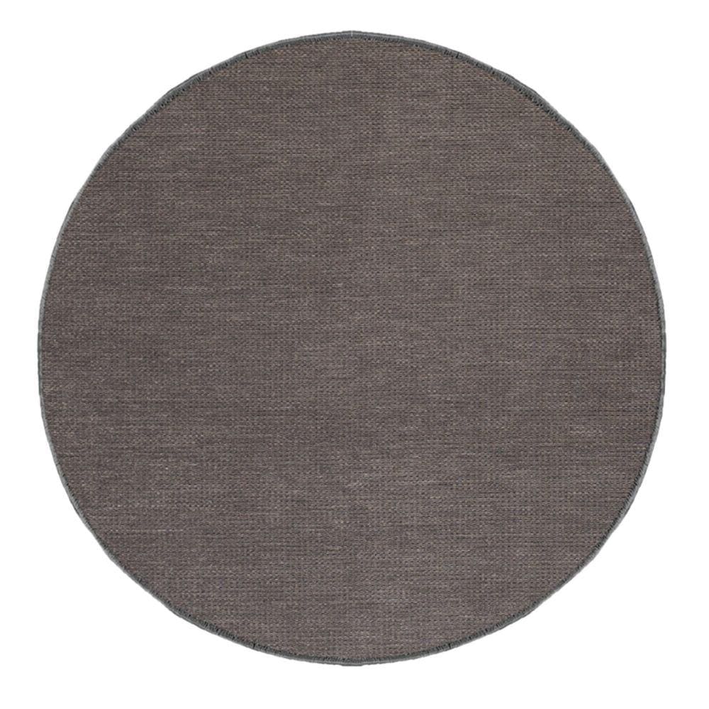Tapete Redondo 200cm Lumiere Cinza Escuro