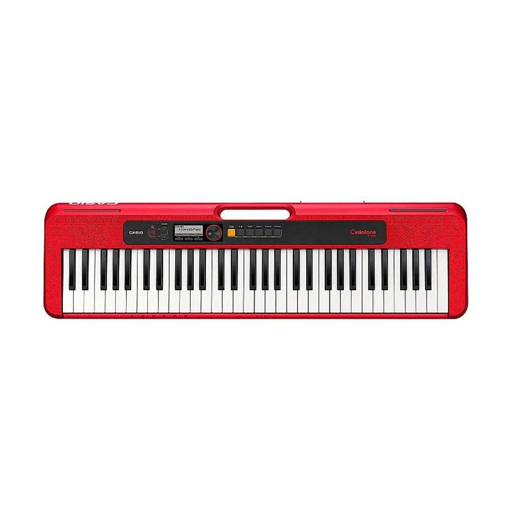Teclado 5 Oitavas Casiotone CTS200 Vermelho