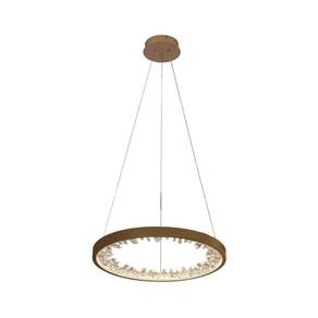 Pendente LED 1X80W 3000K 2850Lm Milenium Bella Iluminação Dourado
