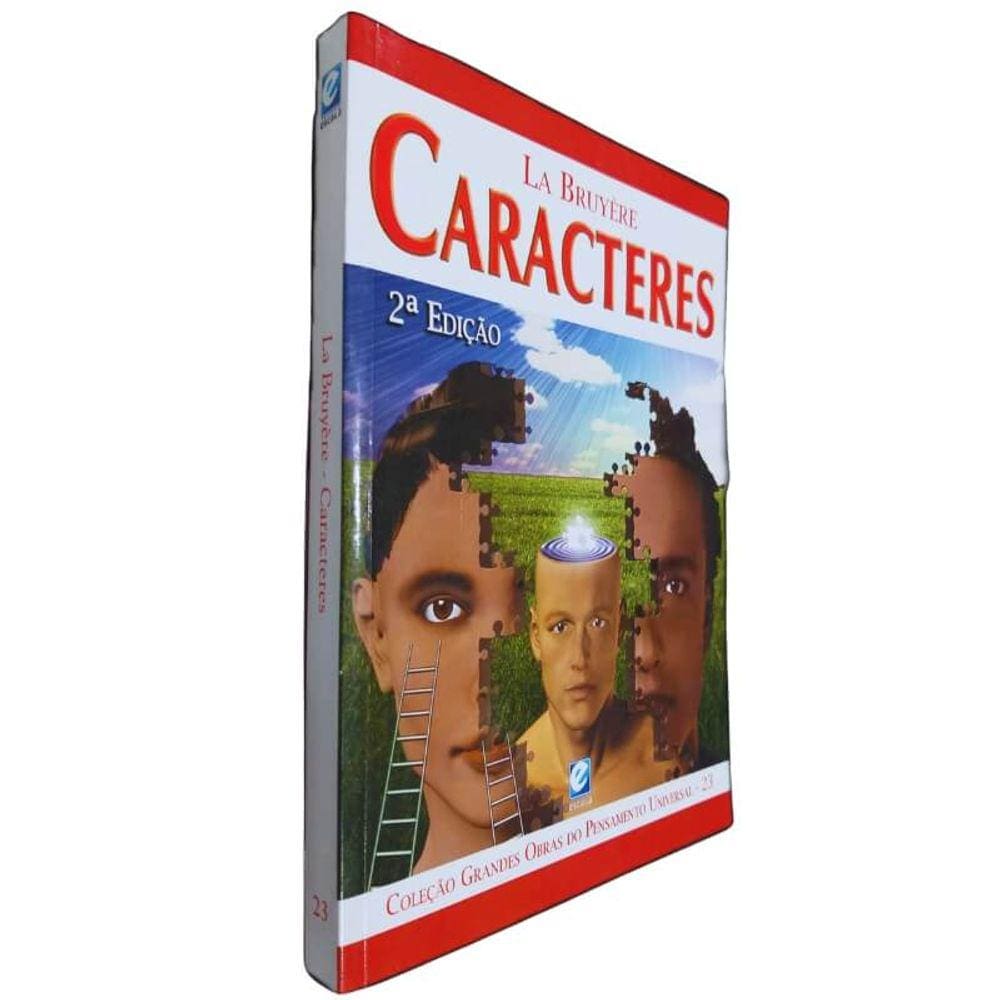 Livro Físico Caracteres La Bruyére Col. Grandes Obras do Pensamento Universal Volume 23