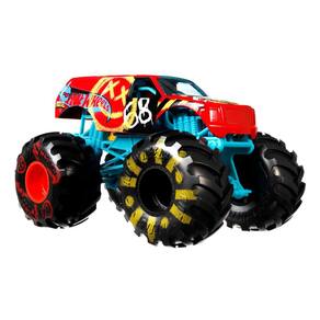 Hot Wheels Pista com veículo Monster Truck Sabretooth Showdown