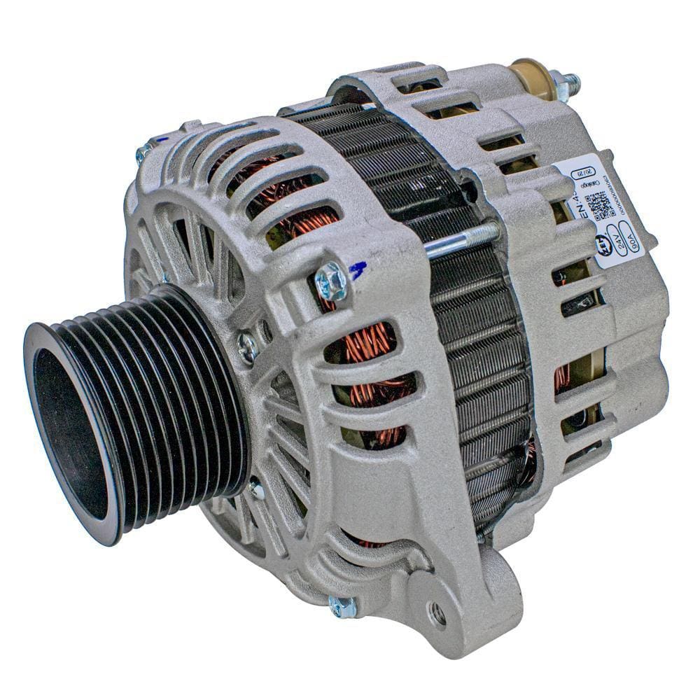 Alternador Cursor 13 Stralis 380 410 420 460 Trakker 6x4 24V 90A Com Polia 10 Estrias 3 Vias - ZEN - 45007