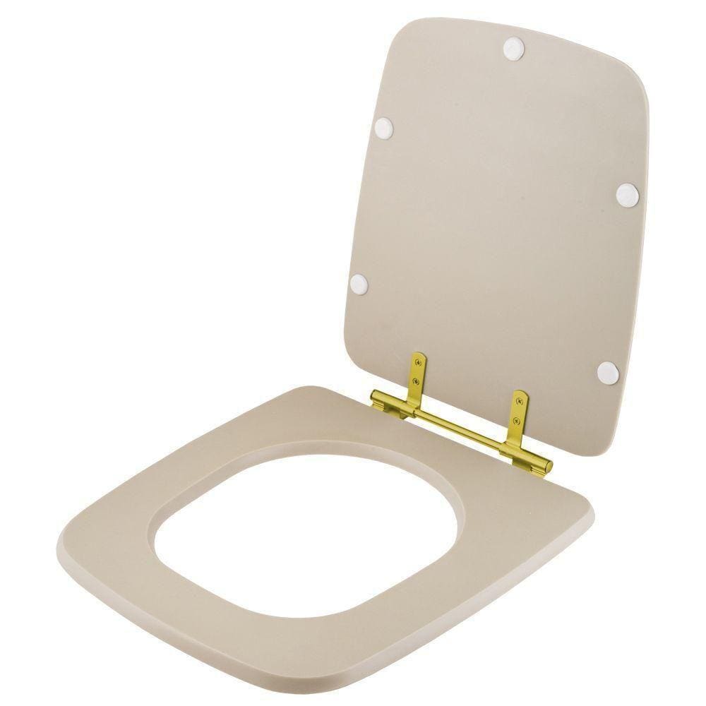 Tampa De Vaso Boss Champagne Com Ferragem Dourada