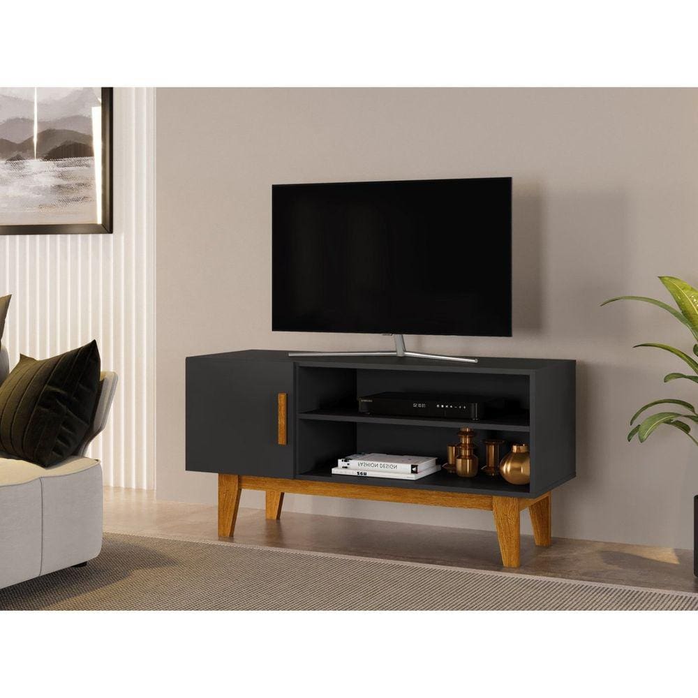 Rack para TV Até 42 Polegadas Denver Preto/Marromle