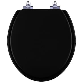 Tampa De Vaso Com Amortecedor Preto Para Bacia Deca