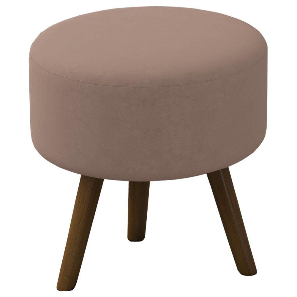Puff Puf Para Sala Pes Palito Small Veludo SL 949 Peer