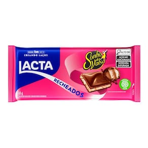 Chocolate Lacta Recheados Sonho de Valsa 98g