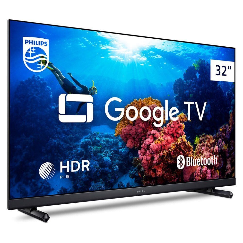 Smart TV 32 Polegadas HD HDR Android TV com Borda Infinita 32S615