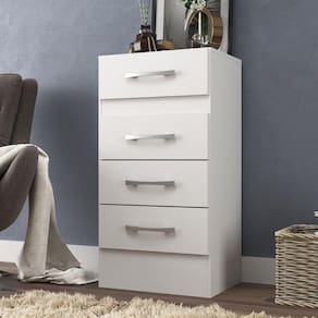 Cômoda Suprema 4 Gavetas Branco