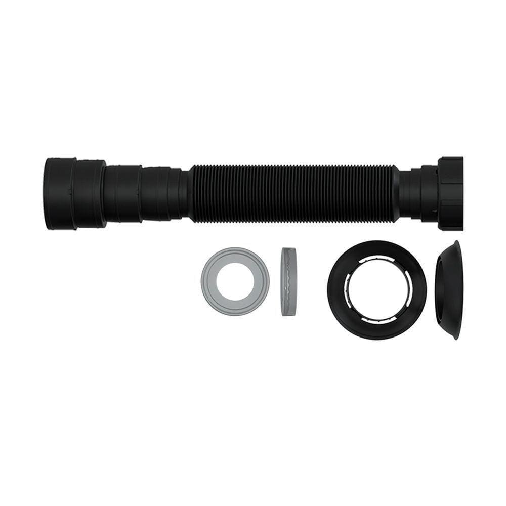 Sifão Flexível Blukit Tubo Extensivo 70cm Universal Preto