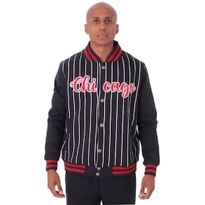 Jaqueta College Moletom Masculina M10 Hoop Chicago Listrada