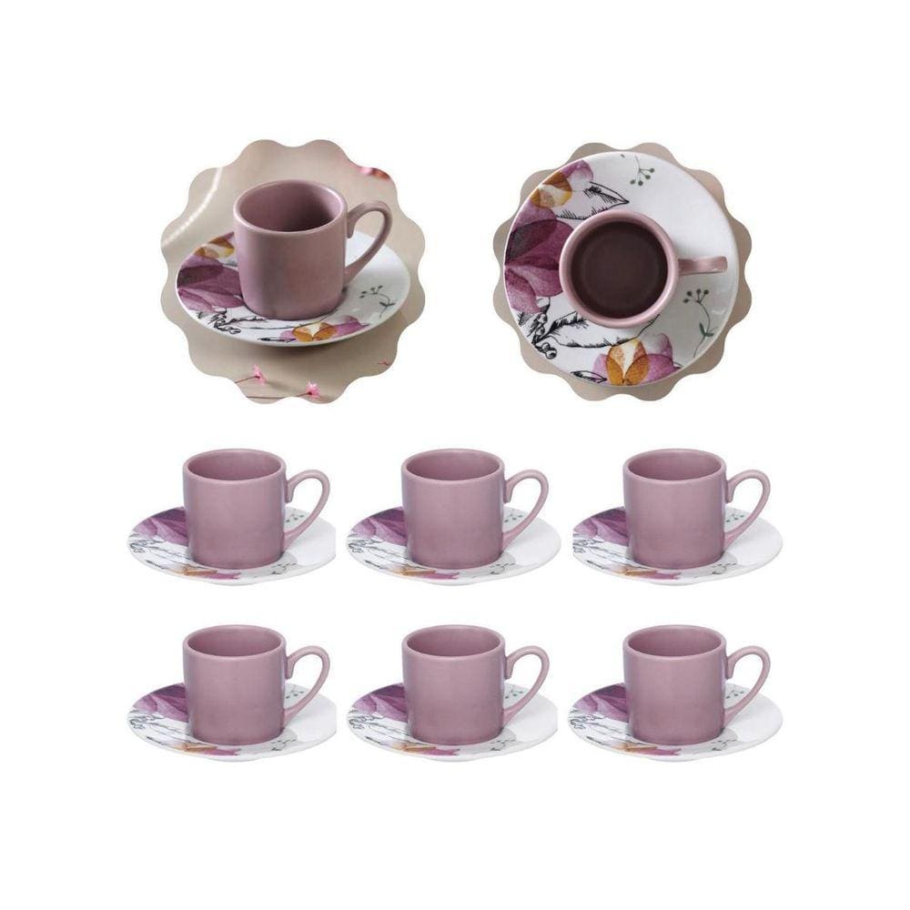 Xicara De Cafe Spring 80Ml 6Pcs Hauskraft