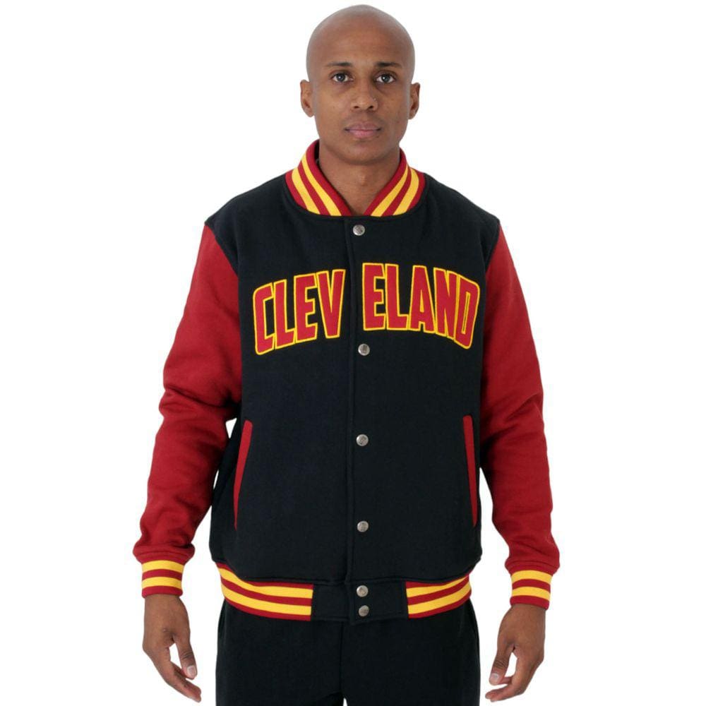 Jaqueta College Moletom Masculina M10 Hoop Cleveland