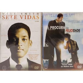 Dvd - À Procura Da Felicidade + Sete Vidas 2 DVDS