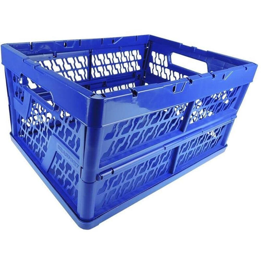 Caixa organizadora plastico multiuso dobravel 12 kg Brasfort