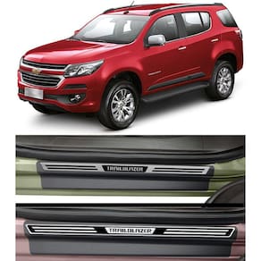 Jogo Soleira Premium Elegance Chevrolet Trailblazer - 4 Portas ( Vinil + Resinada 8 Peças )