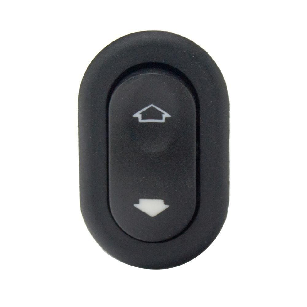 Botão do Vidro Elétrico Universal Dianteiro Led Verde com Moldura 6 Vias - Gauss - GE2066