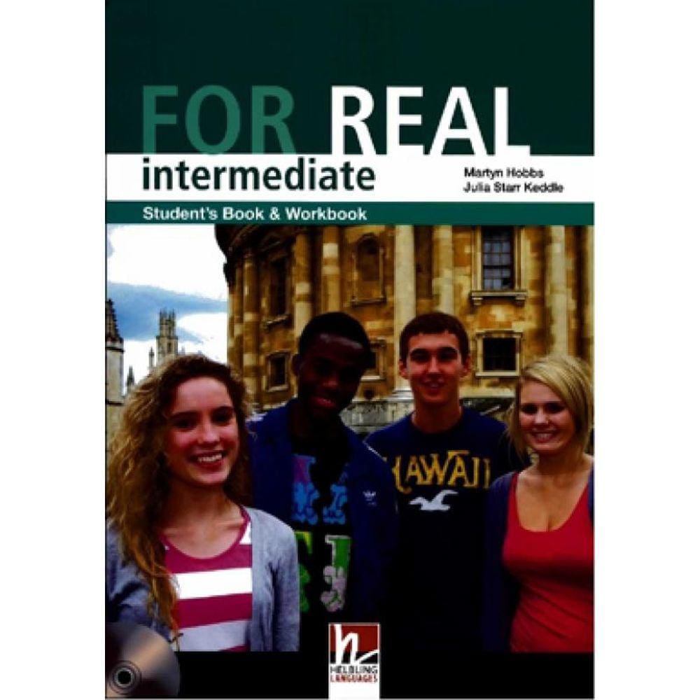 For Real Intermediate Student`S Book And Workbook + Cd-Rom
