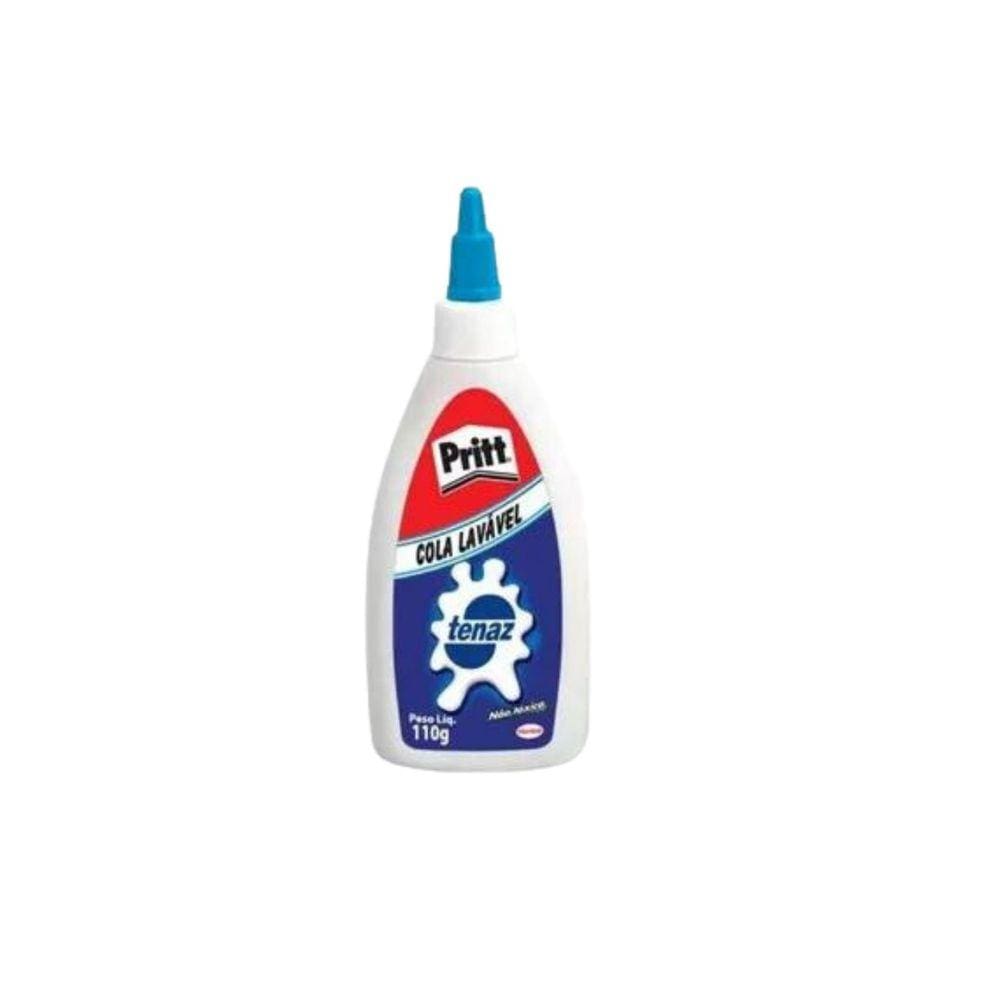 Cola Branca Escolar Liquida Lavável Pritt Tenaz Atóxica 110g