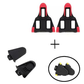 Kit Taco Taquinho Speed Bike + Capa Pedal Shimano Sm-Sh45