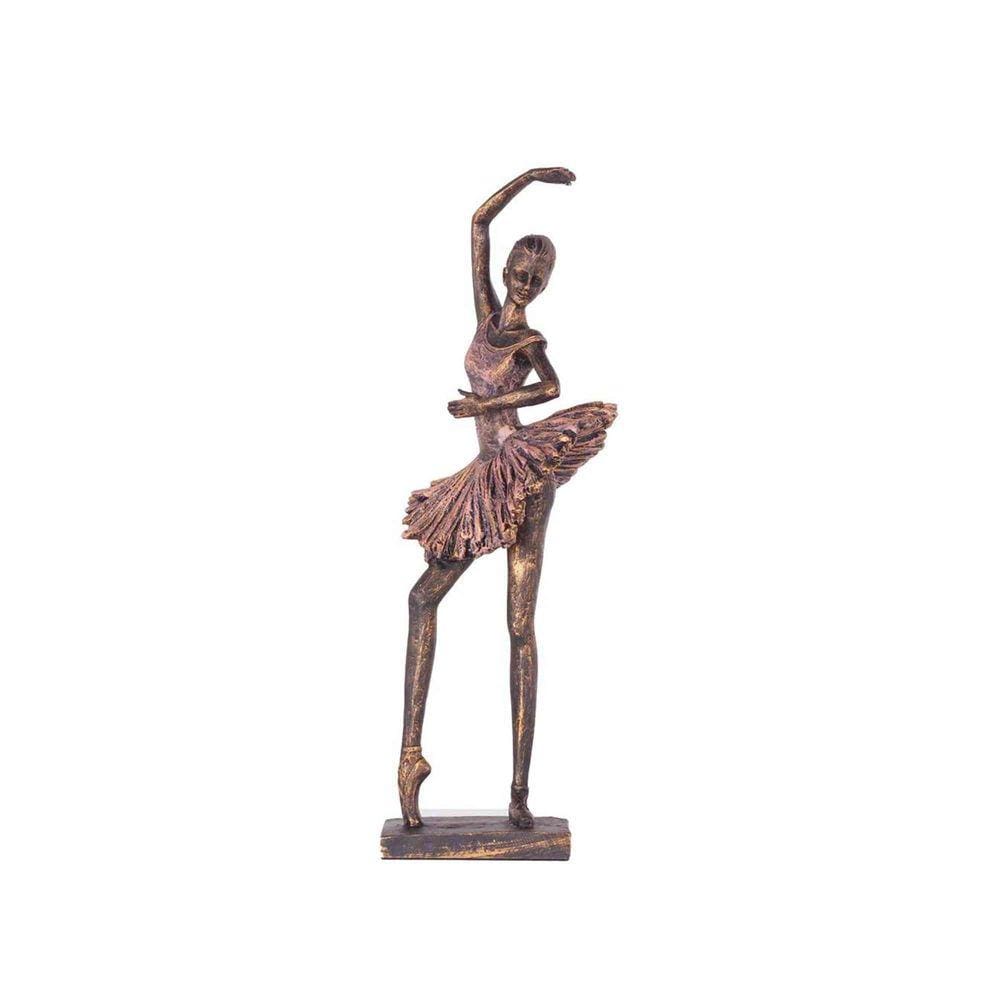 Escultura Balé em Pé Rosa Modali Design