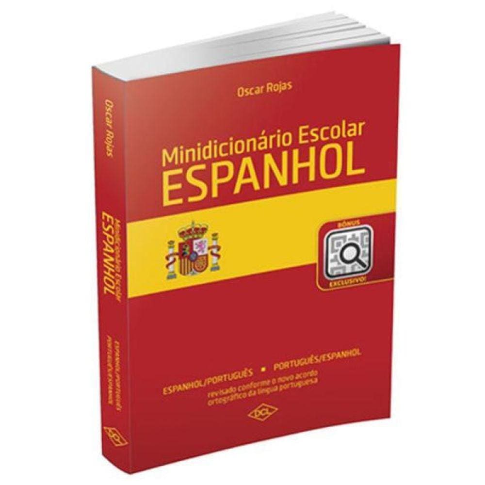 Minidicionário Escolar Espanhol -Nv - Qrcode