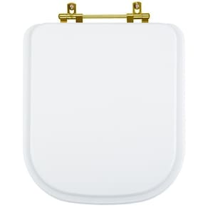 Assento Sanitário Quadra Branco Para Vaso Deca