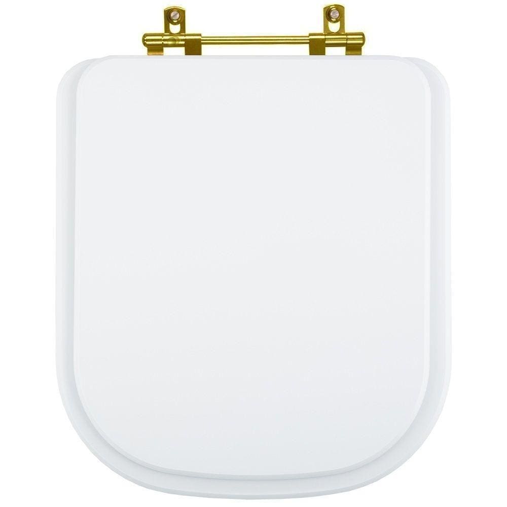 Tampa De Vaso Quadra Branco Para Bacia Deca