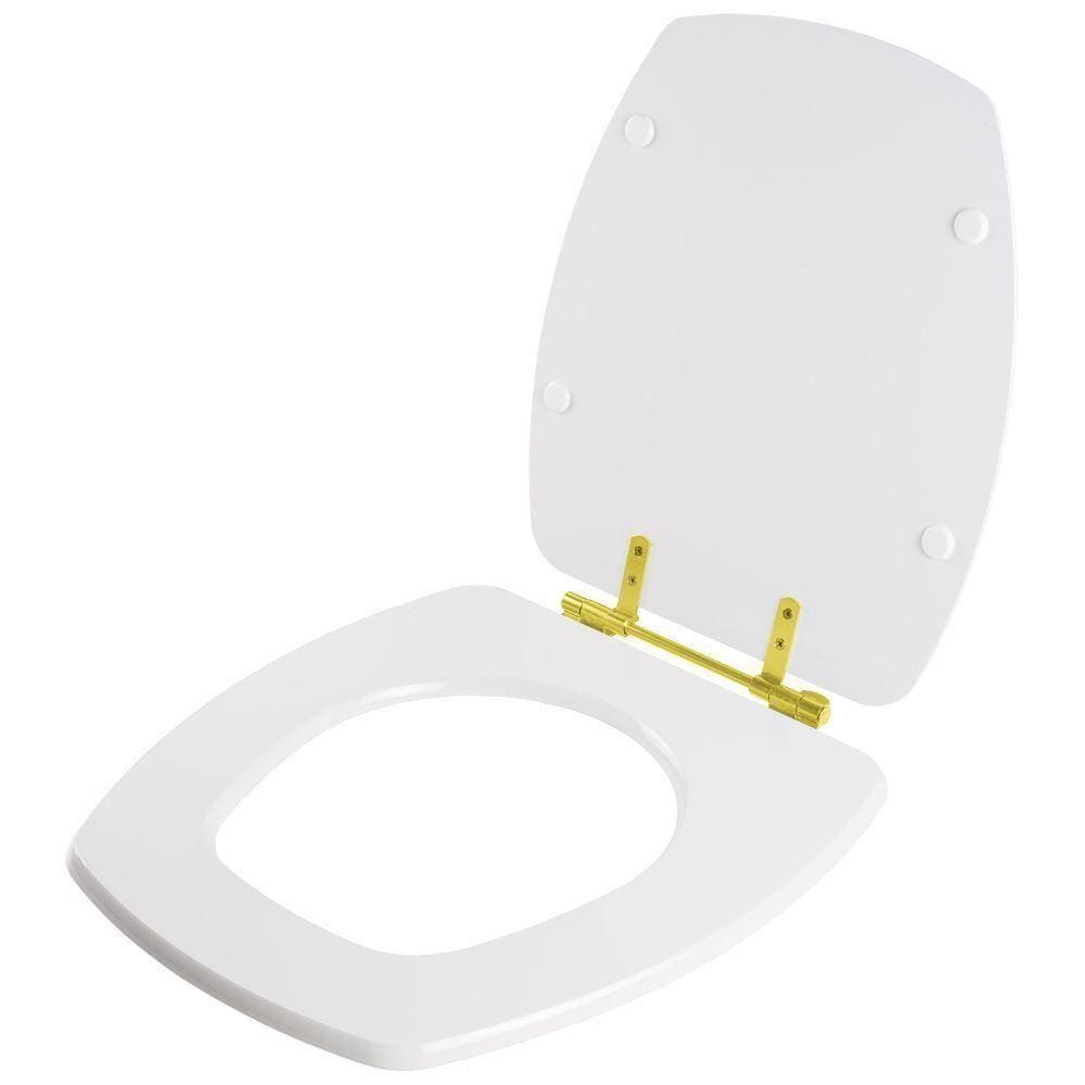 Tampa De Vaso Thema Branco Para Bacia
