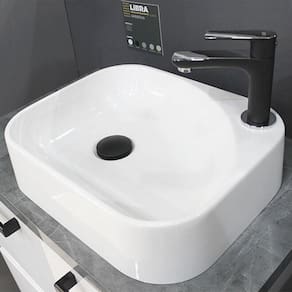 Cuba para Banheiro em Mármore Sintético Libra Cozimax Branco