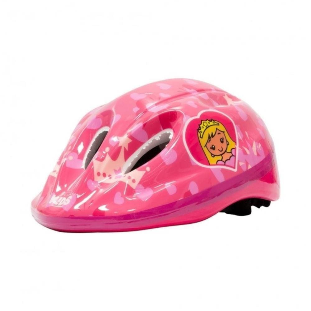 Capacete Infantil Shake Princesa Bike Patins Kids Rosa
