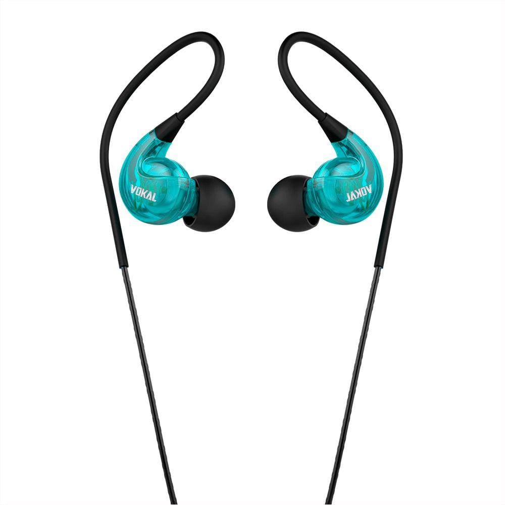 Fone de Ouvido Vokal Para Retorno de Palco E40 Extra Bass - Azul