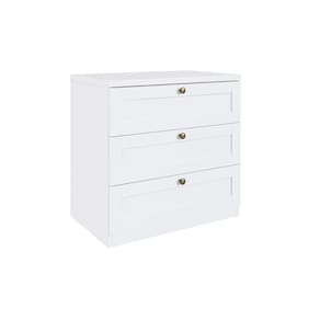 Cômoda Casal Infinity 3 Gavetas Branco - Genialflex