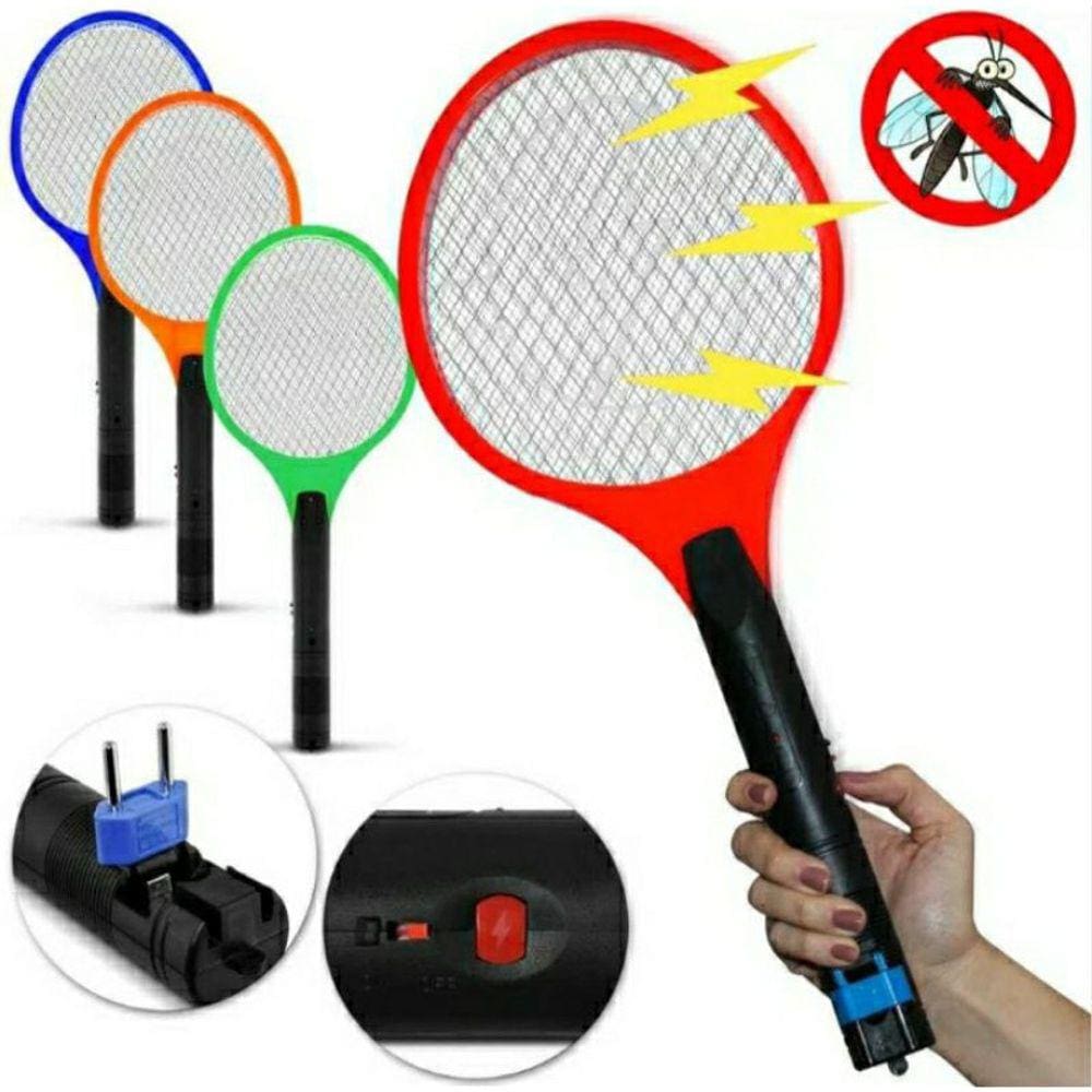 Raquete Elétrica Mata Moscas Mosquito Pernilongo Recarregavel