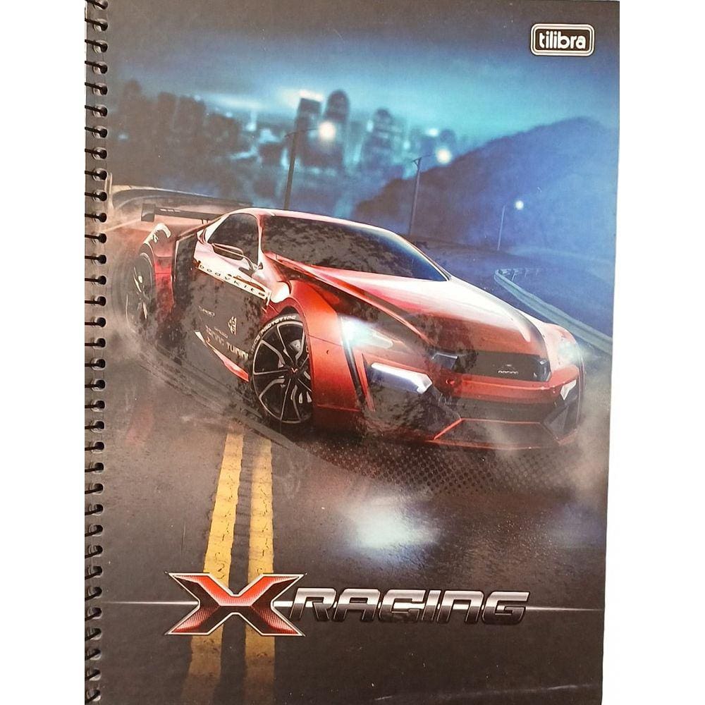Agenda Escolar Permanente X-Racing 96 folhas Tilibra