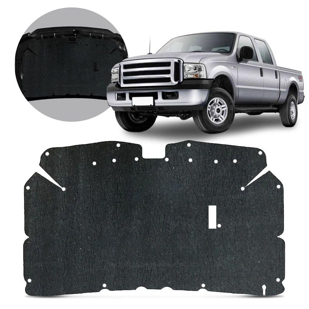 Forro Capô Manta Acústica F250 F350 F4000 1999 a 2011 Antirruído Isolante com Presilha Grud Gtc 5274