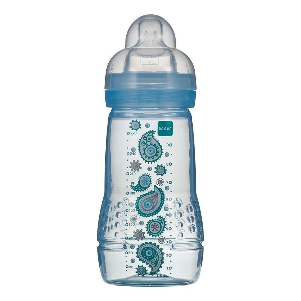 Mamadeira Fashion Bottle 270ml Azul - MAM