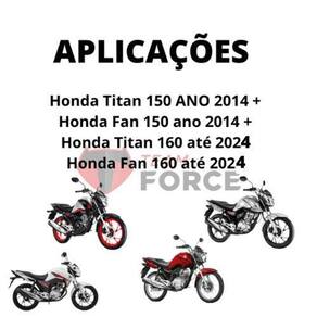 Protetor De Motor Titan 160 Aurorense - Vermelho