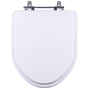 Assento Sanitário Em Mdf Gunna Branco Para Bacia Eternit