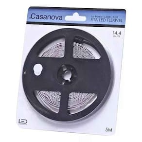 Kit C/ 3 Fita De Led 14,4w Bivolt 6500k Luz Branca 5 Metros