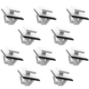 Kit 10 Grampos Presilhas Para Moldura Paralama Carens Optma Sorento Soul Sportage