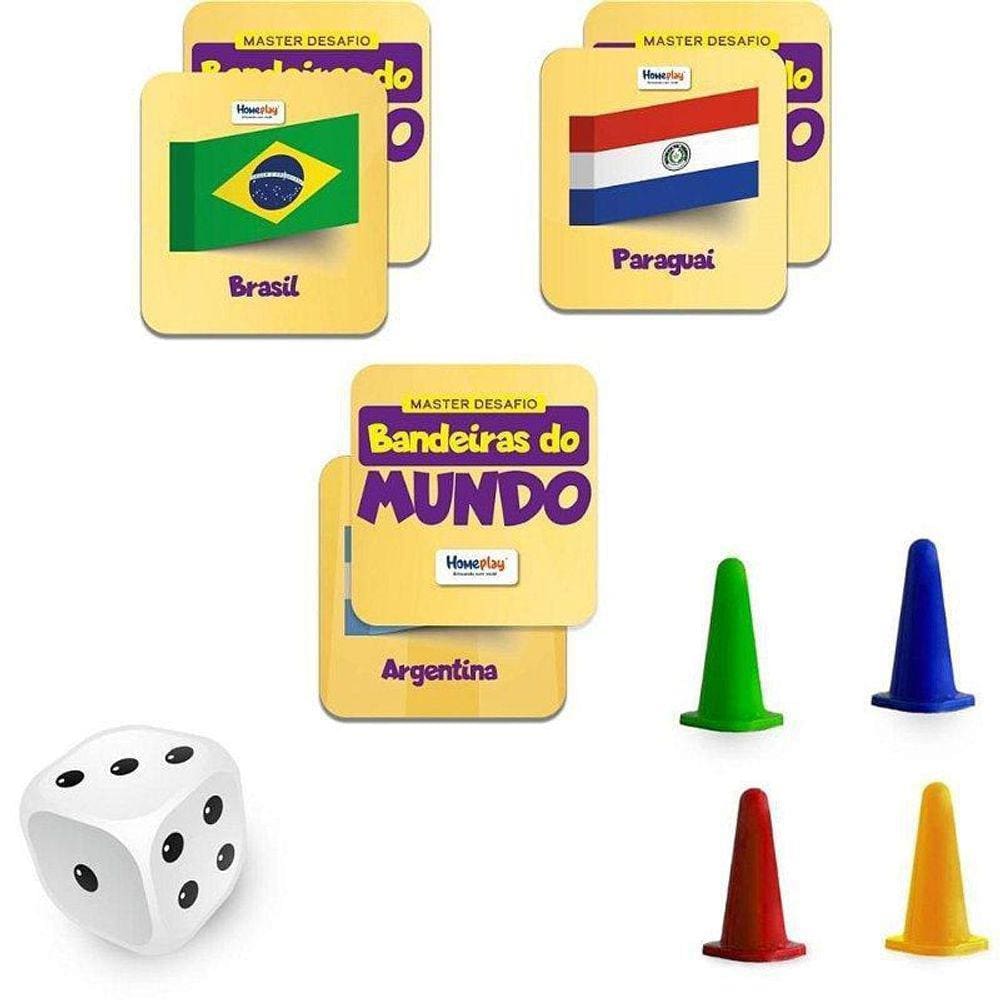 Jogo Saco no Buraco PapiBrink - CornHole - Bandeiras