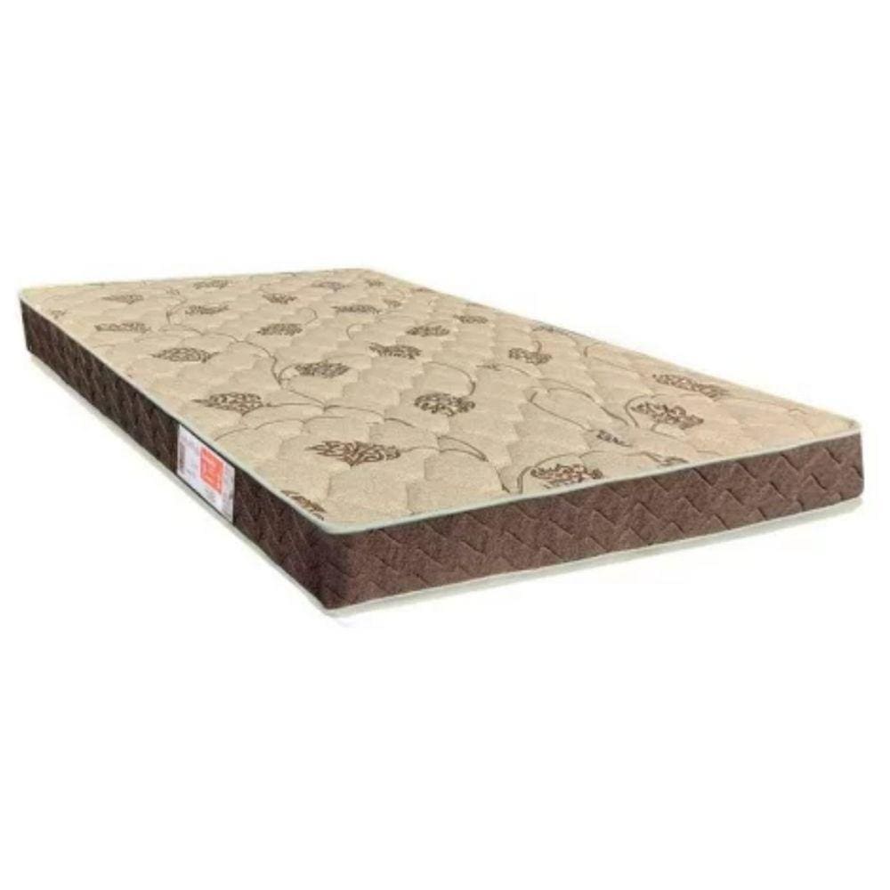 Colchão Solteiro Espuma Comfortpedic Line D33 Orthoflex 17x88x188cm Bege/Marrom