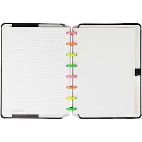 Caderno Inteligente A5 Lets Glitter Neon Black