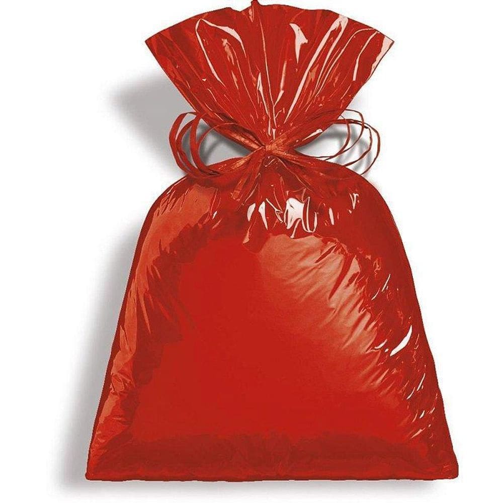 Saco Metalizado 25X37Cm Vermelho Pct Com 50