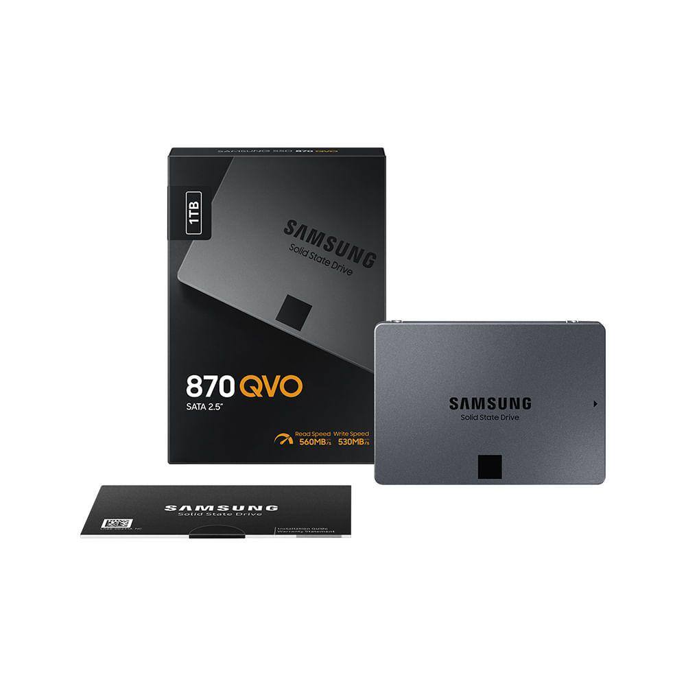 Ssd samsung 1tb 870 qvo mz 77q1t0b Pontofrio