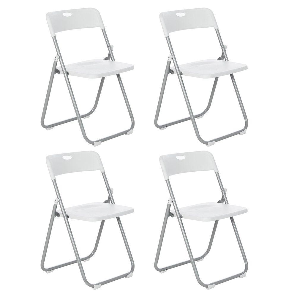 Kit 4 cadeiras dobravel Fort bar restaurante lanchonete eventos