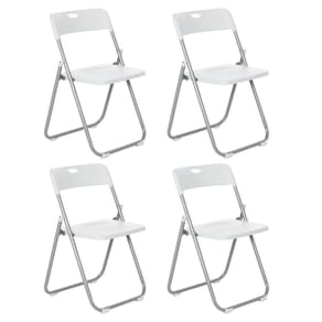 Kit 4 cadeiras dobravel Fort bar restaurante lanchonete eventos