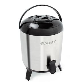 Botijão Térmico Inox 7,7 Litros Com Pé Dobráveis