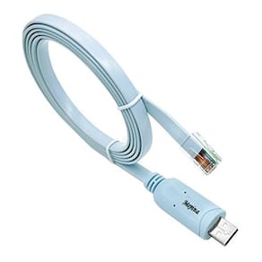 Cabo de Console USB para RJ45 - Acessório para Roteadores/Switches (Azul)